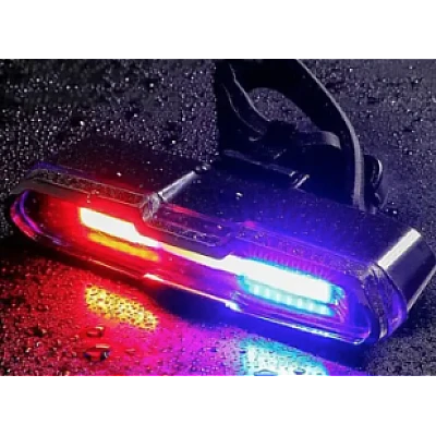 Lampa spate pentru bicicleta ZH 1808 cu lumina in 3 culori Lampa spate pentru bicicleta ZH 1808 cu lumina in 3 culori
