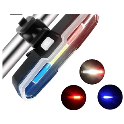 Lampa spate pentru bicicleta ZH 1808 cu lumina in 3 culori Lampa spate pentru bicicleta ZH 1808 cu lumina in 3 culori