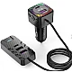 Modulator FM Bluetooth CSII cu 2 x USB C si 3 x USB A Modulator FM Bluetooth CSII cu 2 x USB C si 3 x USB A