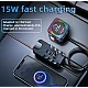 Modulator FM Bluetooth CSII cu 2 x USB C si 3 x USB A Modulator FM Bluetooth CSII cu 2 x USB C si 3 x USB A