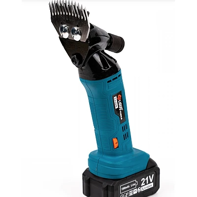Masina electrica de tuns oi Liduo cu 2 acumulatori 21V 1.5Ah si viteza reglabila Masina electrica de tuns oi Liduo cu 2 acumulatori 21V 1.5Ah si viteza reglabila