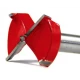 Freza cilindrica pentru lemn 40mm rosie