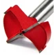 Freza cilindrica pentru lemn 40mm rosie