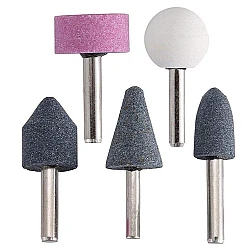 Set 5 freze pentru slefuire profesionale cu piatra tip pila ZP 0004