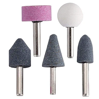 Set 5 freze pentru slefuire profesionale cu piatra tip pila ZP 0004 Set 5 freze pentru slefuire profesionale cu piatra tip pila ZP 0004