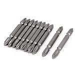 Set 10 Biti de impact cu 2 capete 65mm prindere 1/4 hexagonal
