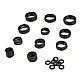 Set 50 piese Oringuri garnituri din cauciuc negre Set 50 piese Oringuri garnituri din cauciuc negre