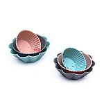 Set 6 forme silicon pentru briose modele diferite