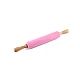Sucitor aluat Lemn Silicon 43 cm Roz Maro Sucitor aluat Lemn Silicon 43 cm Roz Maro