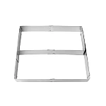Forma dreptunghiulara pentru tort reglabila de 28 pana la 53 cm H-8CM Forma dreptunghiulara pentru tort reglabila de 28 pana la 53 cm H-8CM