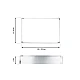 Forma dreptunghiulara pentru tort reglabila de 28 pana la 53 cm H-8CM Forma dreptunghiulara pentru tort reglabila de 28 pana la 53 cm H-8CM