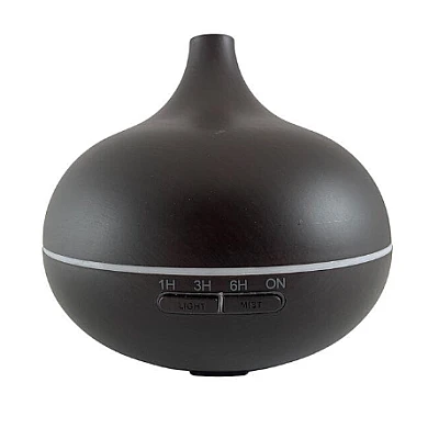 Umidificator de Aer 300ml LED DARK WOOD Difuzor Umidificator de Aer 300ml LED DARK WOOD Difuzor