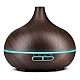 Umidificator de Aer 300ml LED DARK WOOD Difuzor Umidificator de Aer 300ml LED DARK WOOD Difuzor