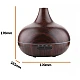 Umidificator de Aer 300ml LED DARK WOOD Difuzor Umidificator de Aer 300ml LED DARK WOOD Difuzor