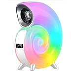 Boxa portabila cu lumini in forma de MELC ceas bluetooth KP 556