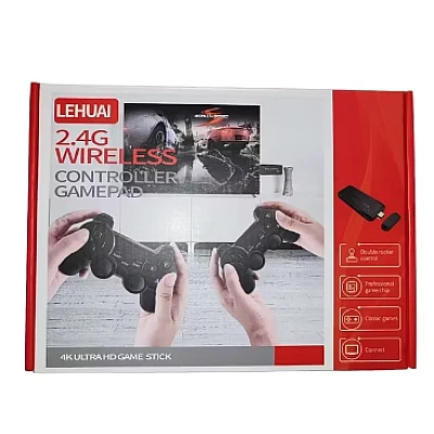 Set Consola gaming 4K retro cu 2x controller wireless dual 2,4G stick jocuri video plug-and-play HDMI USB Set Consola gaming 4K retro cu 2x controller wireless dual 2,4G stick jocuri video plug-and-play HDMI USB