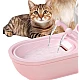 Dispenser de apa pentru animalute cu rezervor tip melc Dispenser de apa pentru animalute cu rezervor tip melc