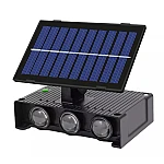 Lampa solara de perete 6 LED lumina RGB multicolora