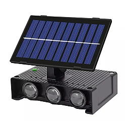 Lampa solara de perete 6 LED lumina RGB multicolora