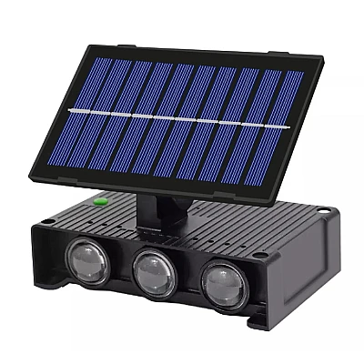 Lampa solara de perete 6 LED lumina RGB multicolora Lampa solara de perete 6 LED lumina RGB multicolora
