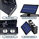 Lampa solara de perete 6 LED lumina RGB multicolora Lampa solara de perete 6 LED lumina RGB multicolora