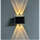 Lampa solara de perete 6 LED lumina calda Lampa solara de perete 6 LED lumina calda