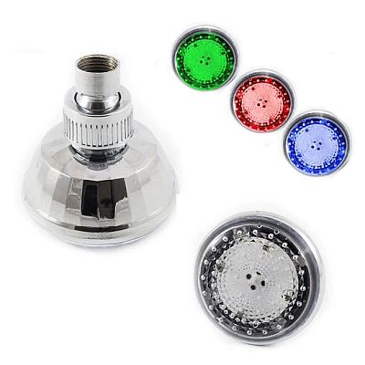 Cap de Dus cu LED YC8512 Schimbare Culoare in Functie de Temperatura Apei Cap de Dus cu LED YC8512 Schimbare Culoare in Functie de Temperatura Apei