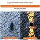 Lampa solara de perete 6 LED lumina calda Lampa solara de perete 6 LED lumina calda