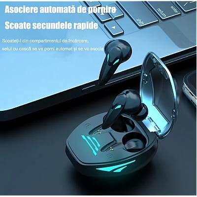 Casti wireless profesionale TG09 sunet de definitie ridicat si control tactil Casti wireless profesionale TG09 sunet de definitie ridicat si control tactil