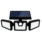 Lampa Solara Tripla cu Panou Solar Incorporat 74 LED SMD Reglabila 360 grade FL 1725A