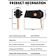 Stop spate pentru bicicleta 8821 cu LED ALBASTRU Stop spate pentru bicicleta 8821 cu LED ALBASTRU