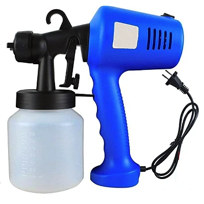 Pistol de Vopsit cu Pulverizator Electric Capacitate 800 ml Albastru Pistol de Vopsit cu Pulverizator Electric Capacitate 800 ml Albastru