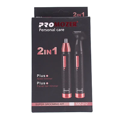 Trimmer portabil ProMozer MZ 212 pentru nas urechi barba si mustata Trimmer portabil ProMozer MZ 212 pentru nas urechi barba si mustata