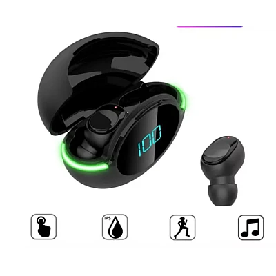 Casti audio wireless Y80 cu Bluetooth si LED Casti audio wireless Y80 cu Bluetooth si LED