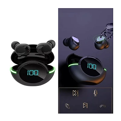 Casti audio wireless Y80 cu Bluetooth si LED Casti audio wireless Y80 cu Bluetooth si LED