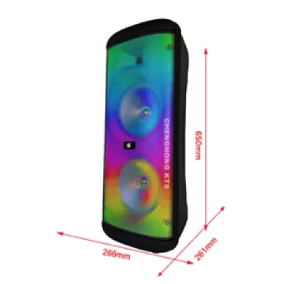 Boxa Portabila Bluetooth KTS 1626 de 8 inch x 2 Boxa Portabila Bluetooth KTS 1626 de 8 inch x 2