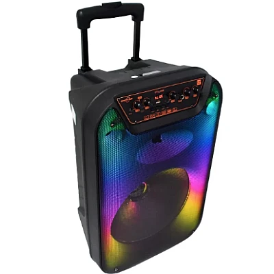 Boxa portabila cu Bluetooth GTS 1596 de 12 inch stil Troller Boxa portabila cu Bluetooth GTS 1596 de 12 inch stil Troller
