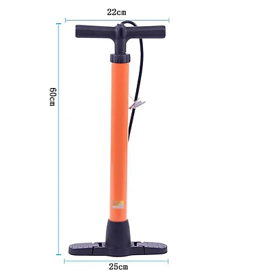 Pompa pentru bicicleta Portocaliu/Negru Pompa pentru bicicleta Portocaliu/Negru