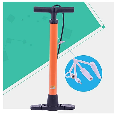 Pompa pentru bicicleta Portocaliu/Negru Pompa pentru bicicleta Portocaliu/Negru