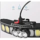 Lanterna de cap HX 811 cu 9 LED puternice si incarcare USB Lanterna de cap HX 811 cu 9 LED puternice si incarcare USB