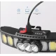Lanterna de cap HX 811 cu 9 LED puternice si incarcare USB