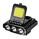 Lanterna frontala LY 801 Cob + 3 Led reglabila neagra Lanterna frontala LY 801 Cob + 3 Led reglabila neagra