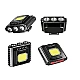 Lanterna frontala LY 801 Cob + 3 Led reglabila neagra Lanterna frontala LY 801 Cob + 3 Led reglabila neagra