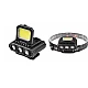 Lanterna frontala LY 801 Cob + 3 Led reglabila neagra Lanterna frontala LY 801 Cob + 3 Led reglabila neagra