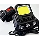 Lanterna frontala LY 801 Cob + 3 Led reglabila neagra Lanterna frontala LY 801 Cob + 3 Led reglabila neagra