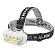 Lanterna de cap HX 817S cu 5 LED + COB si led rosu/albastru Lanterna de cap HX 817S cu 5 LED + COB si led rosu/albastru