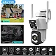 Camera de supraveghere PTZ WIFI 2.4G audio bidirectionala si lentila dual ALB Camera de supraveghere PTZ WIFI 2.4G audio bidirectionala si lentila dual ALB
