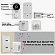 Sonerie inteligenta reincarcabila prin USB fără fir WiFi pentru interior si exterior Sonerie inteligenta reincarcabila prin USB fără fir WiFi pentru interior si exterior