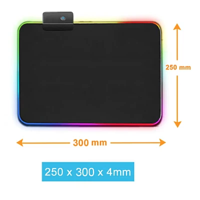 Mousepad Gaming Andowl Q R20 cu LED multicolor USB Mousepad Gaming Andowl Q R20 cu LED multicolor USB