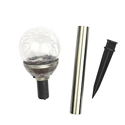 Set 4 lampi solare pentru gradina LED model glob de sticla